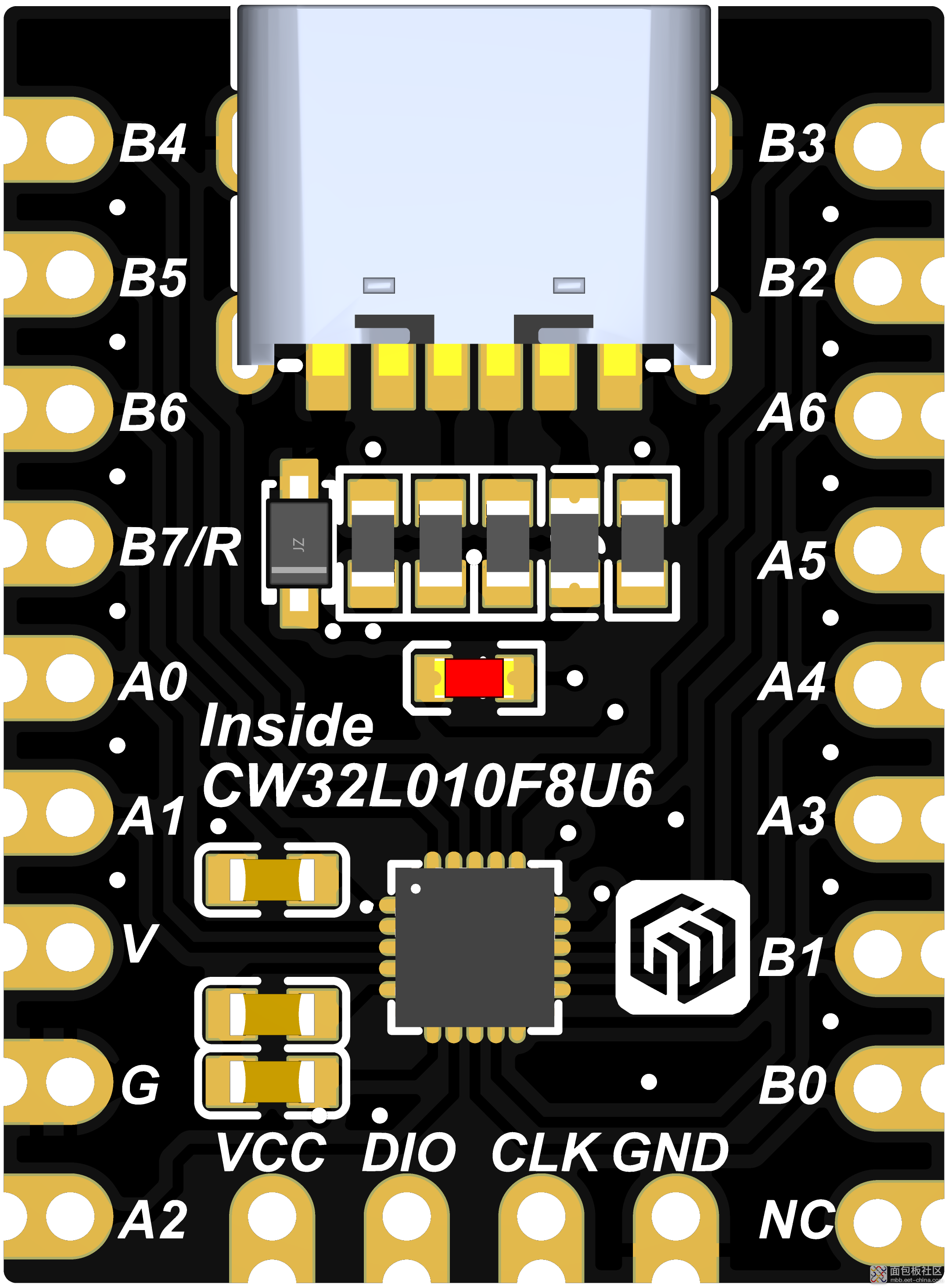 【CW32L010 Mini Board 测评】简介、点灯