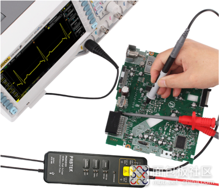 示波器差分探头信号幅值跳变排查与解决指南