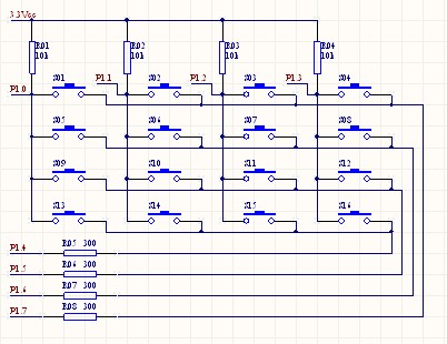 说明: 键盘电路