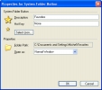 System Folder properties