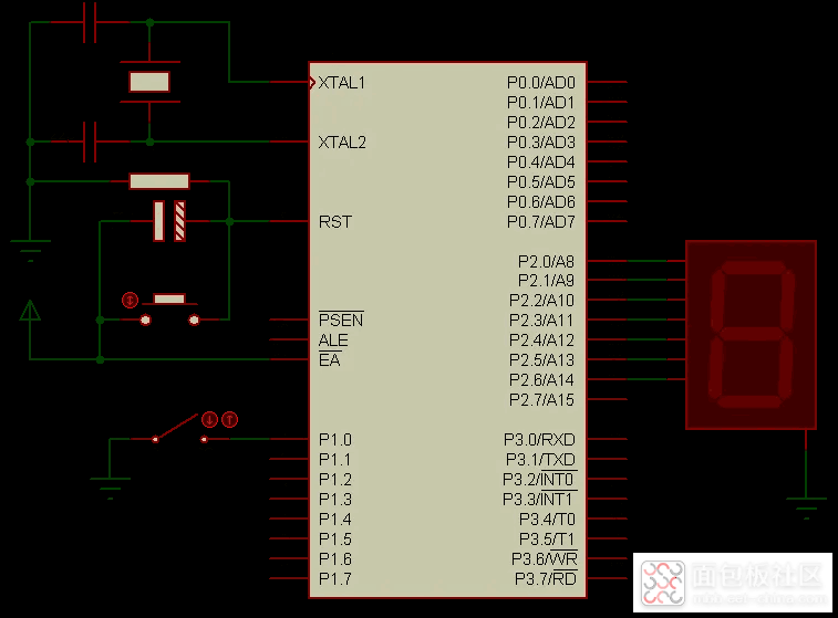 单片机IO口接按键.png