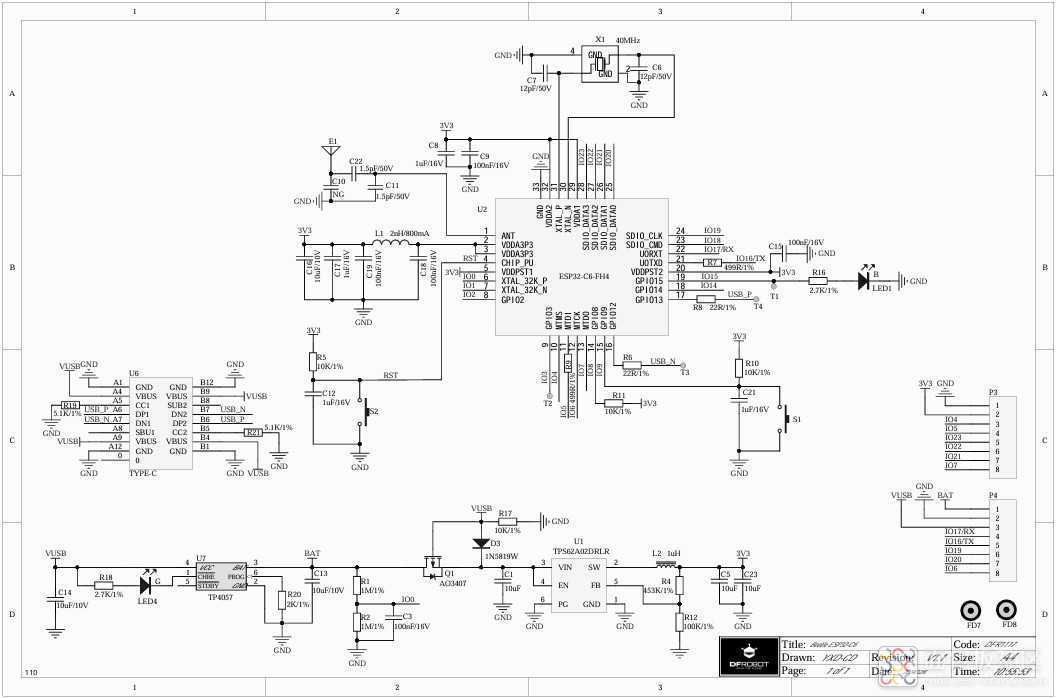 【Beetle ESP32 C6迷你开发板】介绍、环境搭建、工程测试_评测-面包板社区